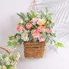 Spring Flowers Flower Basket Simulation Flower Outdoor Wedding Decoration Photography Shooting Props