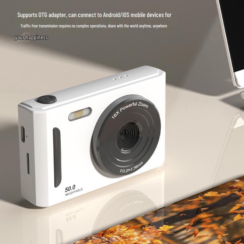 Retro 5K HD Portable Camera for Kids and Students