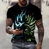 2026 Men's Street Fashion Anime Dragon Ball T-shirt Unisex Goku Vegeta Kakarot Super Saiyan Oversized