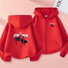 Children’s Zip-Up Jacket – Spider-Man Themed Hoodie for Boys and Girls (Ages 3–12) – Thickened Long-Sleeve Casual Outerwear for Autumn and Winter