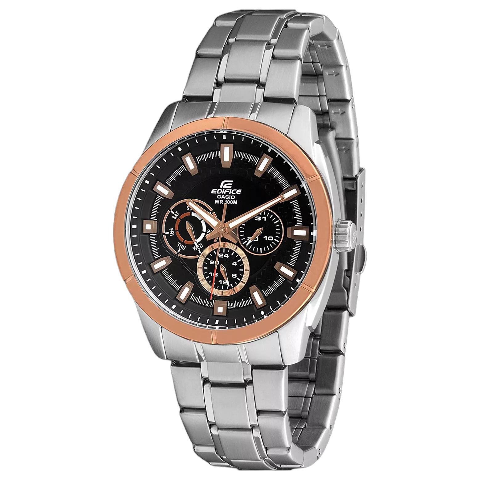 CASIO Men EDIFICE Black Watch EF-327D-1A2