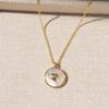 Shell Heart Pendant Gold-Plated Necklace - High-End Feel, Niche Design, Women’s Clavicle Chain