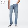 Men's 715734 Straight Washed Denim Jeans