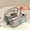 Travel Mesh Makeup Bag Portable Multifunctional Travel Toiletries Organizer Large Capacity Makeup Case
