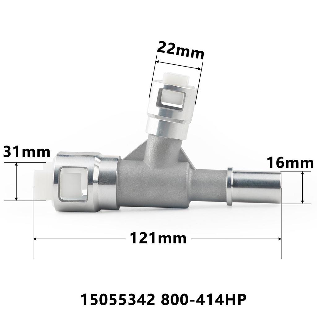 Metall-Heizschlauchverbinder 800-413HP/414HP für Cadillac, Chevrolet, GMC