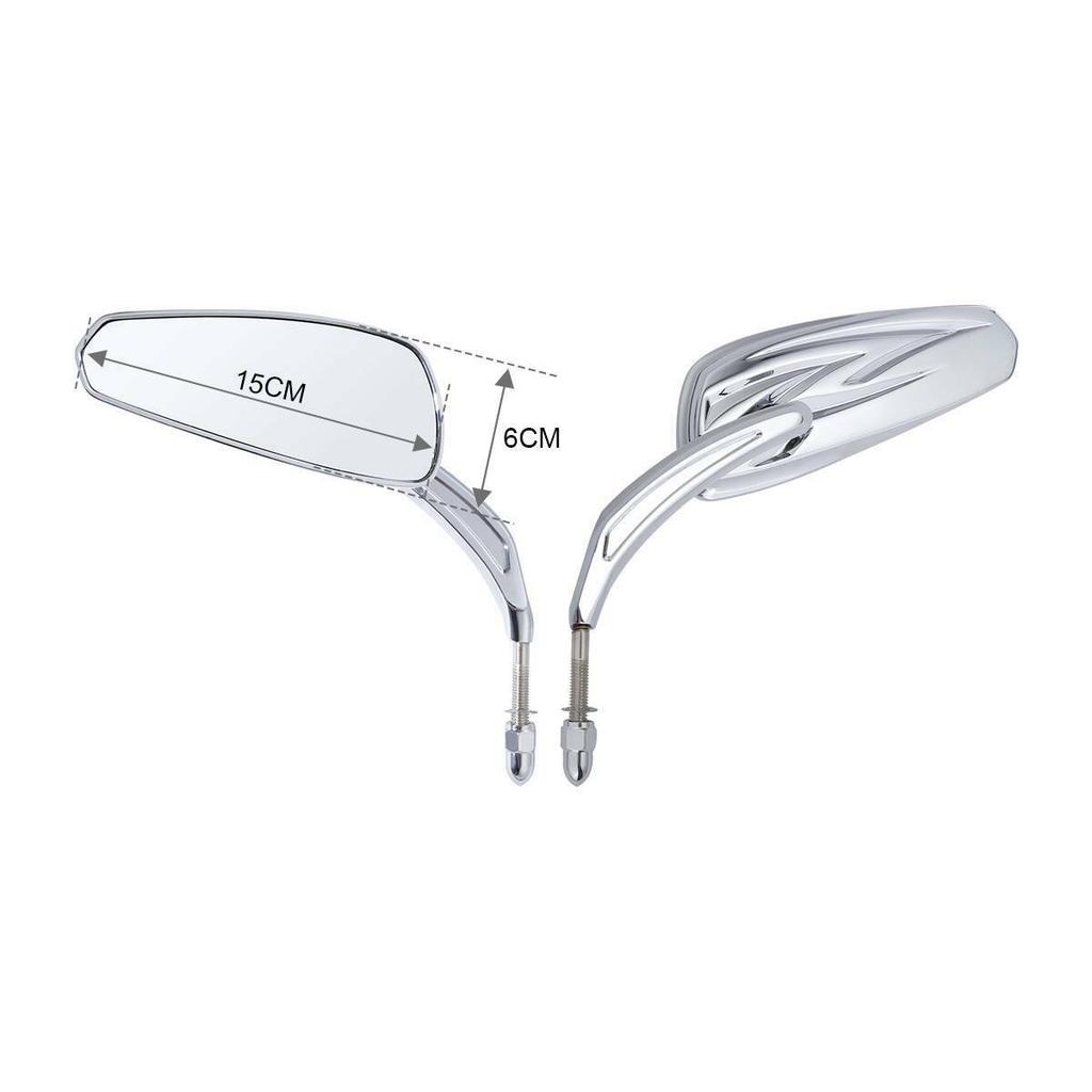 Motorcycle 8mm Rear View Mirrors For Harley Sportster XL Softail Touring Road King Road Glide Electra Glide