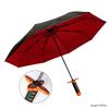Demon Slayer Katana Umbrella Long Handle UV Blocking Black Parasol Kochou Shinobu Japanese Katana Sword Umbrella Anime Raincoa