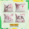 Pink Cherry Blossoms Pillowcase Printed Polyester 40/45/50Cm Throw Pillowcover Decorative Sofa Cushion Pillowslip Home Decor