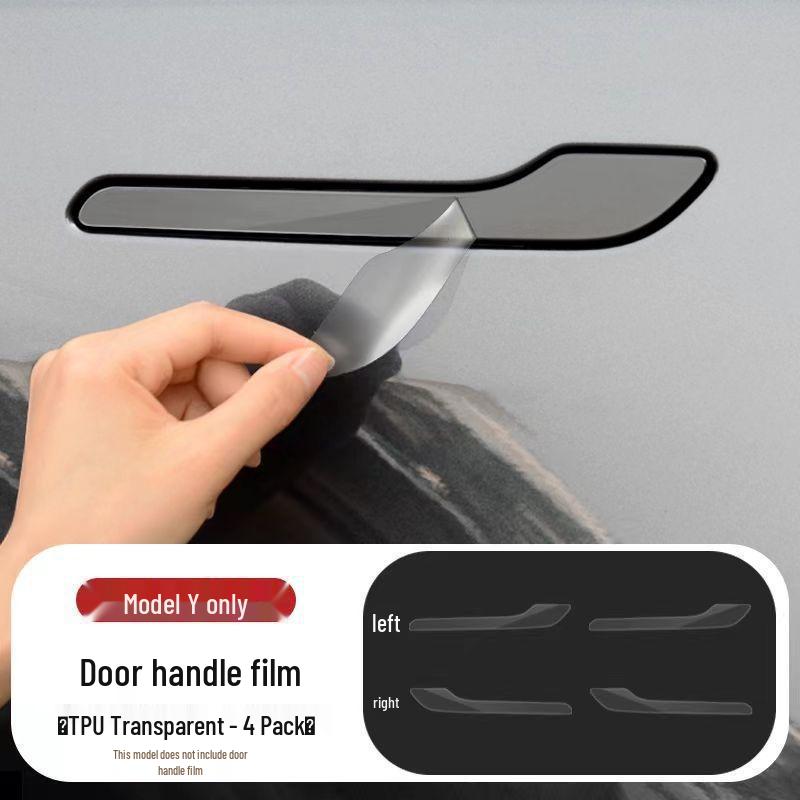 

Tesla Model Y Refreshed Center Console TPU Protective Film for Interior and Window Buttons.