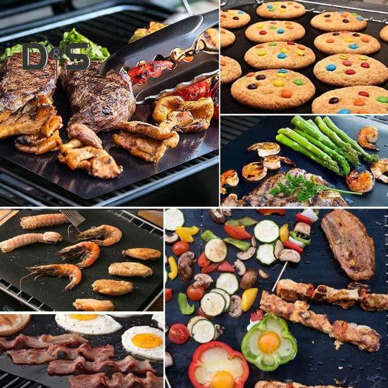 2/4Pcs Non-Stick Oven Liner Large Heavy Duty Oven Protector Reusable Heat Resistant Stovetop Cover for Electric Gas Toaster Microwave