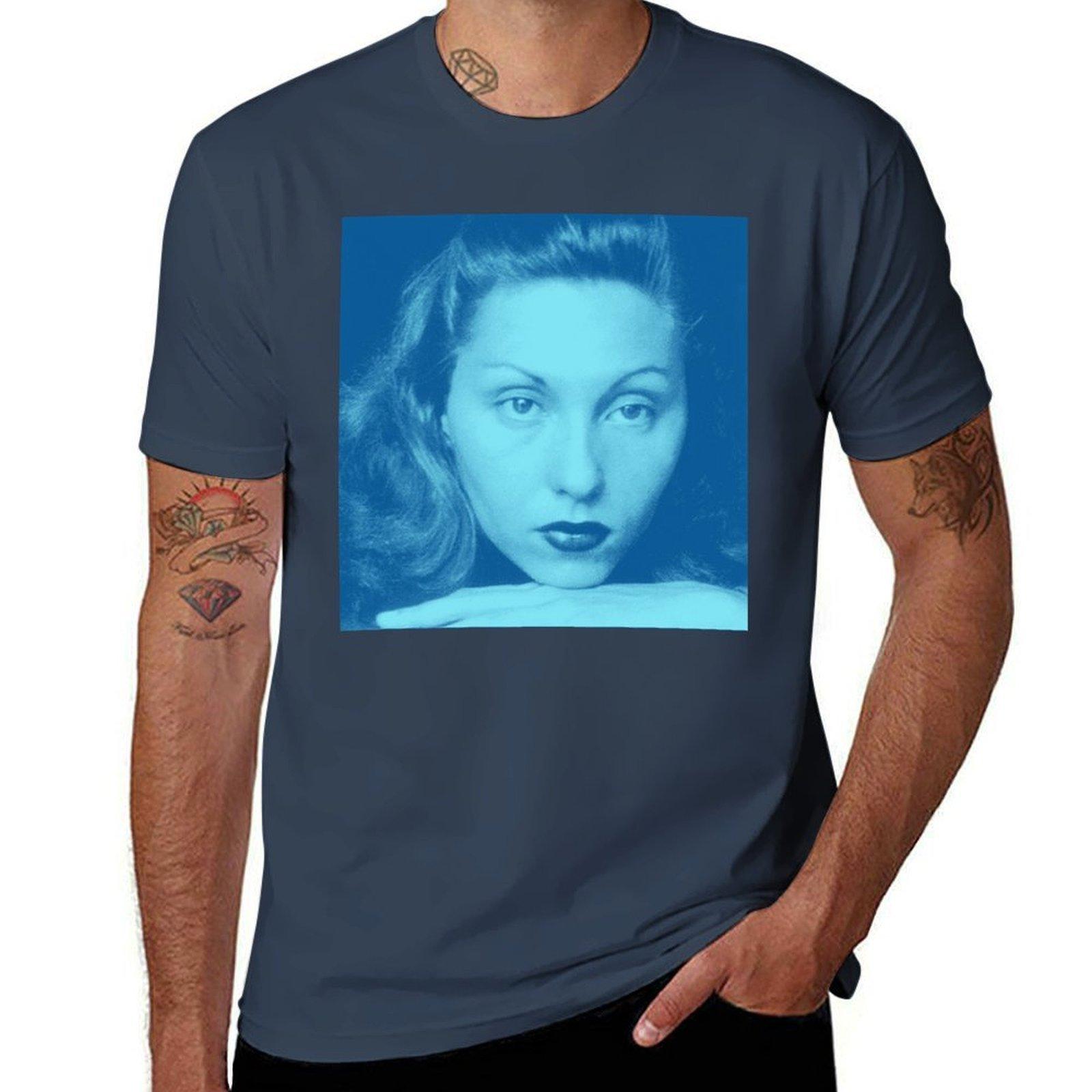 Clarice Lispector in blue TShirt Plus Size Short Sleeve TShirt S