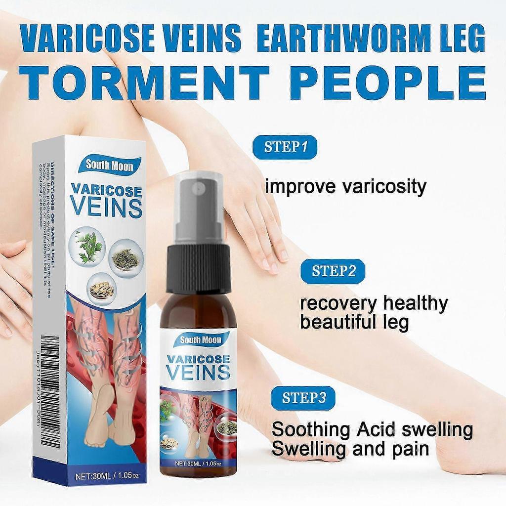 3X Varicose Vein Massage Spray for South Moon - Say Goodbye to Leg Discomfort