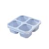Children's Wheat Straw Lunch Box - Square Compartmentalized Fresh-Keeping Container for Snacks, Fruit, and Dessert