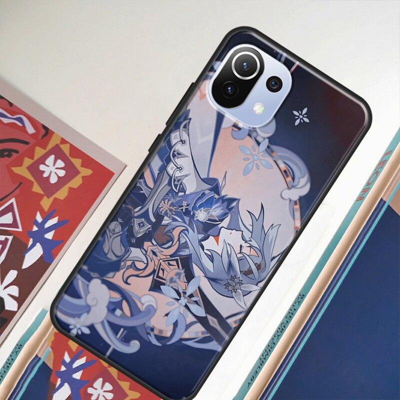 Genshin Impact Eula Hülle für POCO F3 X3 GT F1 F2 M3 M4 Pro Handyhülle für Xiaomi Mi 11 Lite Mi 11T Pro 10T