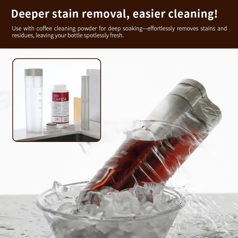 Watchget Portable Cold Brew Coffee Maker, 600ml/20oz, Iced Coffee Maker, Tea Brewer, Leak-Proof, Removable Fine Mesh Filter, Ideal for Home Use