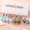 4 Paar Bubble Tea Tropfenohrringe Set für Damen Simulation Weinbecher Ohrringe Mädchen Party Schmuck Geschenke