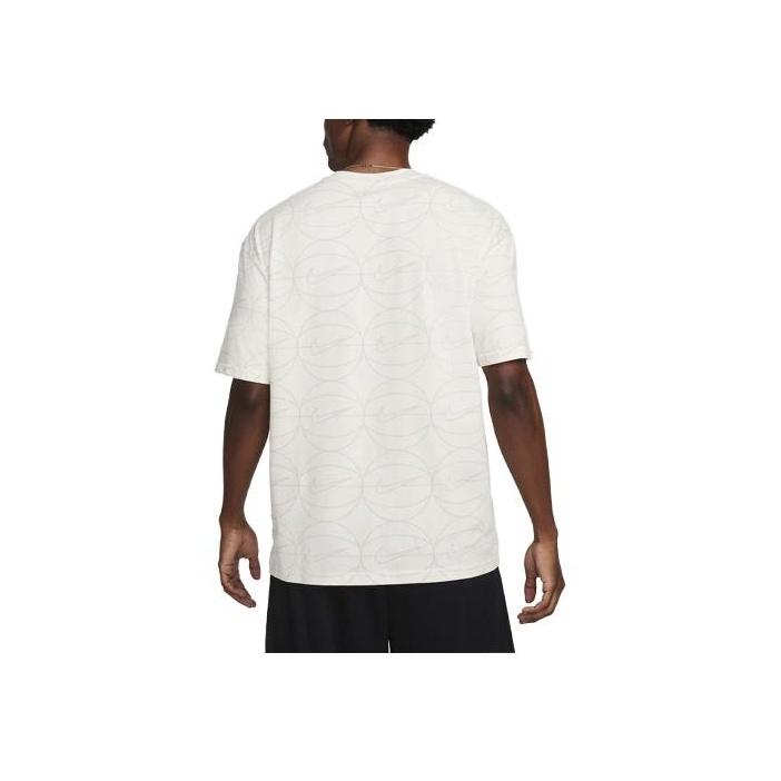 Nike Max90 Letter Print All Over Pattern Sports Short Sleeve T-Shirt Men Tops Off-White FN0797-030