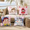 Milchige Peko Chan Kissenhülle für Sofa Wohnzimmer Heimbüro Dekoration Schutzhülle