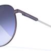 Rechteckige Unisex-Sonnenbrille aus Metall und Acetat SF265S