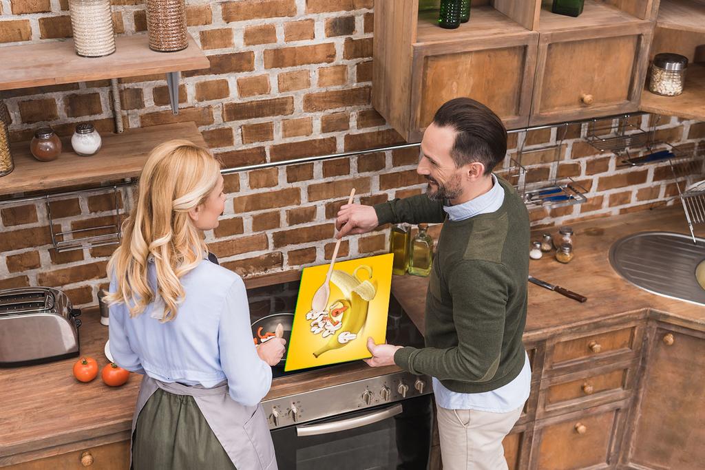 Glass Board Cutting Board 52X40 Fruits