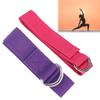 Fitness Stretching Strap NonElastic Stretch Yoga Strap Cotton Fitness Bands with DRing Buckle