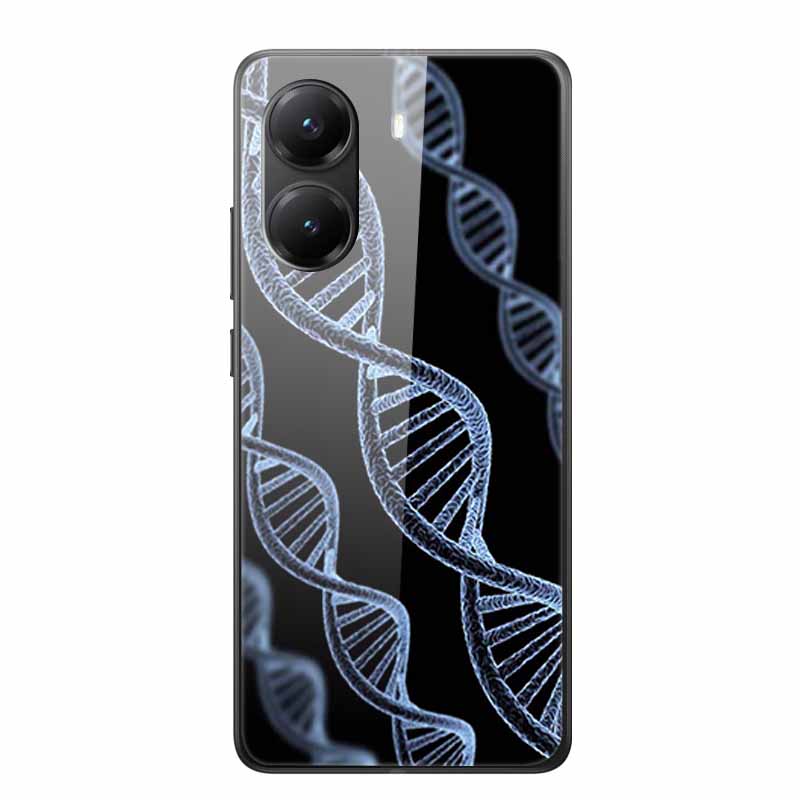 Tempered Glass Case For Xiaomi Poco X7 Pro Case Hard Glass Back Cover Soft TPU Bumper For Redmi Turbo 4 Phone Case X7Pro Turbo4