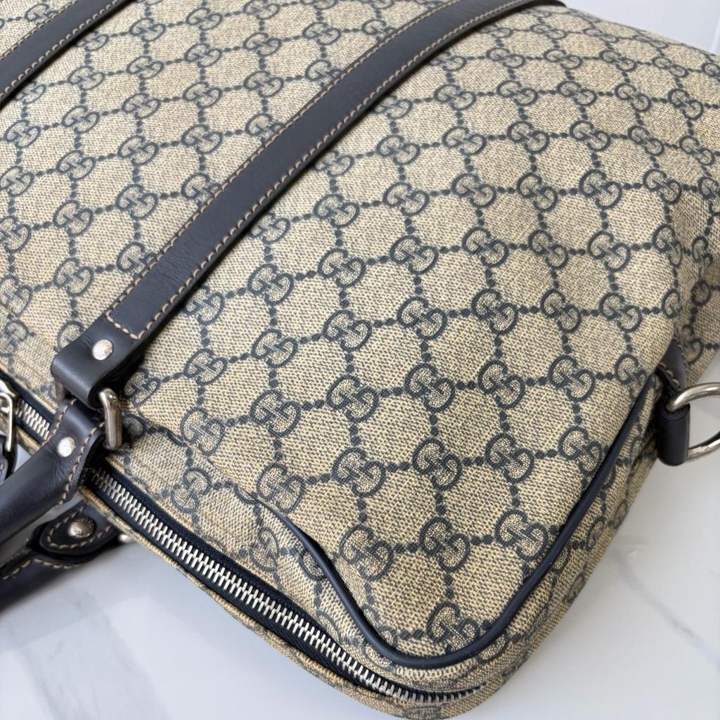 [Occasion] Sac cabas Joy en toile enduite monogramme couleur beige, bijouterie argentée - État moyen #XATX26