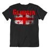 Georgia Flag Tshirt T-shirt Tee Top City Map Five Cross Flag Royal House Gift
