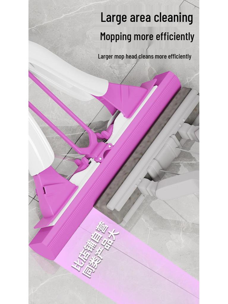 Triangular PVA Mop: Perfect for Corners, Strong Water & Dust Absorption, Ideal for Crevices and Dead Corners.