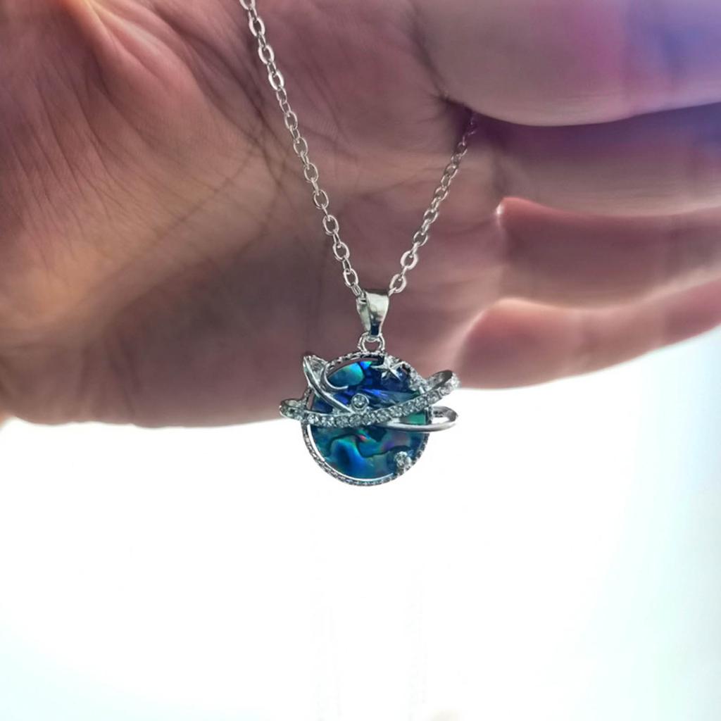 Fashion Planet Jewelry Pendant Jewelry Planet Pendant Necklace Neck Jewelry Alloy Material for Girls Woman Teens Party