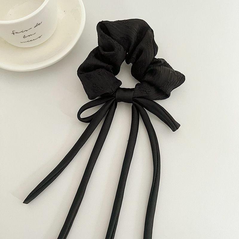 Pferdeschwanz-Gummi-Haarband, Haar-Accessoires, Band, Schleife, hochelastisches, plissiertes Haarseil