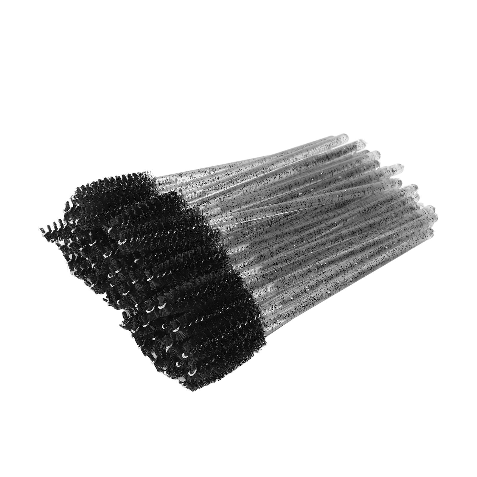 

50 шт. одноразовые щеточки для ресниц портативные щеточки для туши аппликатор инструмент для макияжа черный чёрный