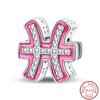 Brandneu Kupfer Metall 12 Tierkreis Glänzend Prinzessin Rosa Glücksbringer Perlen Komponenten Perlen Komponenten 3mm Do It Yourself Perfektes Geschenk Hohe Qualität Fein