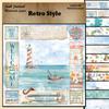12 Sheets Retro Summer Breeze Collage Material Paper for DIY Journaling Stickers