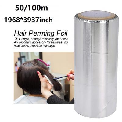 1roll  Hair Coloring Aluminum Foil Tin Aluminum Foil Sheets Hairdressing Perm Foil for Salon Barber Shop