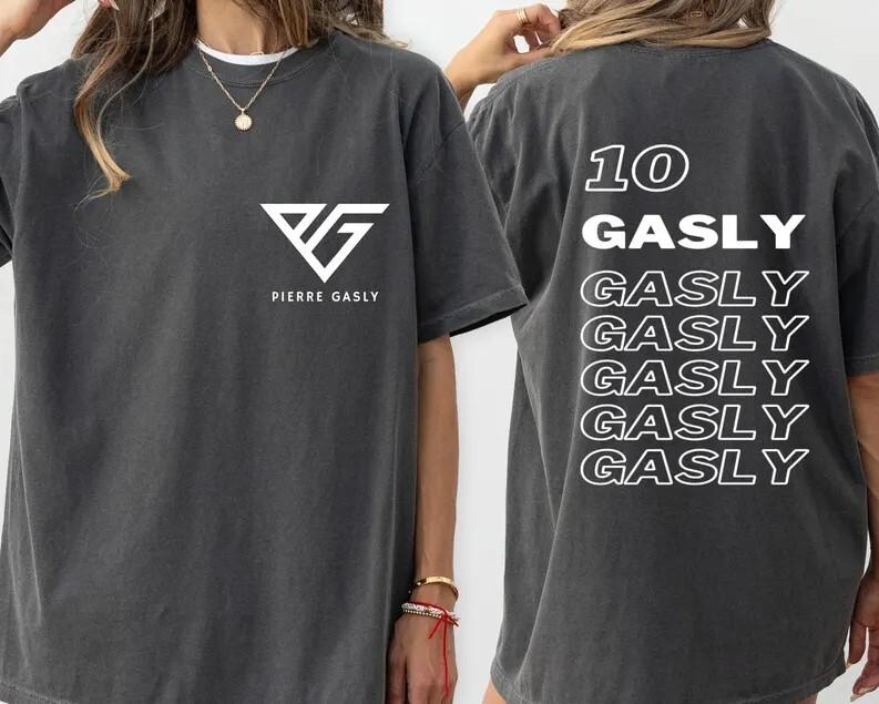 F1 Shirt Pierre Gasly Charles Leclerc F1 Shirt F1 T shirt L