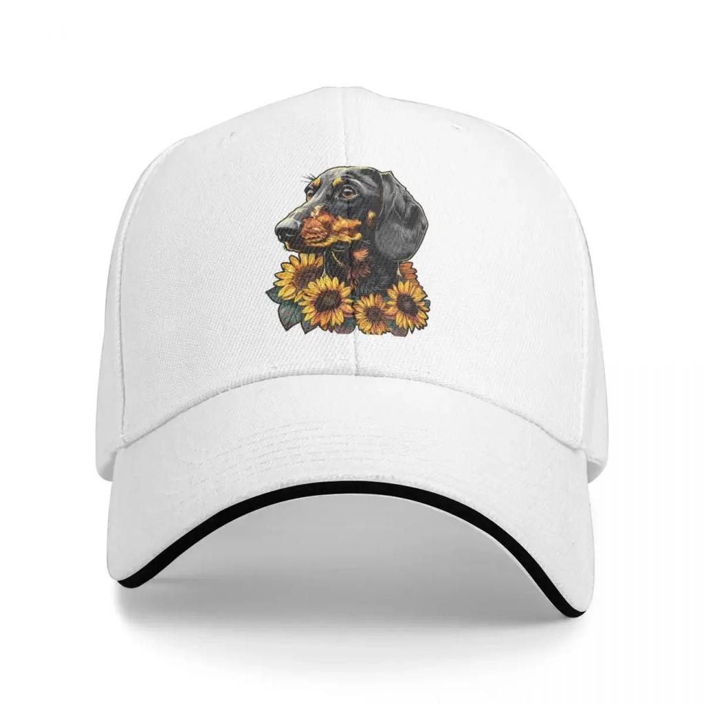 Dachshund Baseball Cap Fishing Caps Unisex Golf  Sun  Custom Girl'S Hats Unisex's