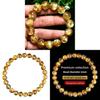 Natürliches Goldrutil-Quarz-Armband mit poliertem Finish für Paare und als Geschenk