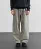 KNOUUN Spill Out Wide Pants (Greenish Gray)