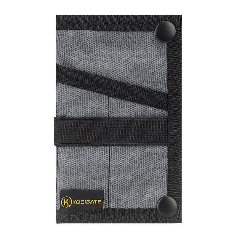 

Canvas Tool Storage Bag Portable Multifunctional Change Card Mini EDC Outdoor світло-сірий колір