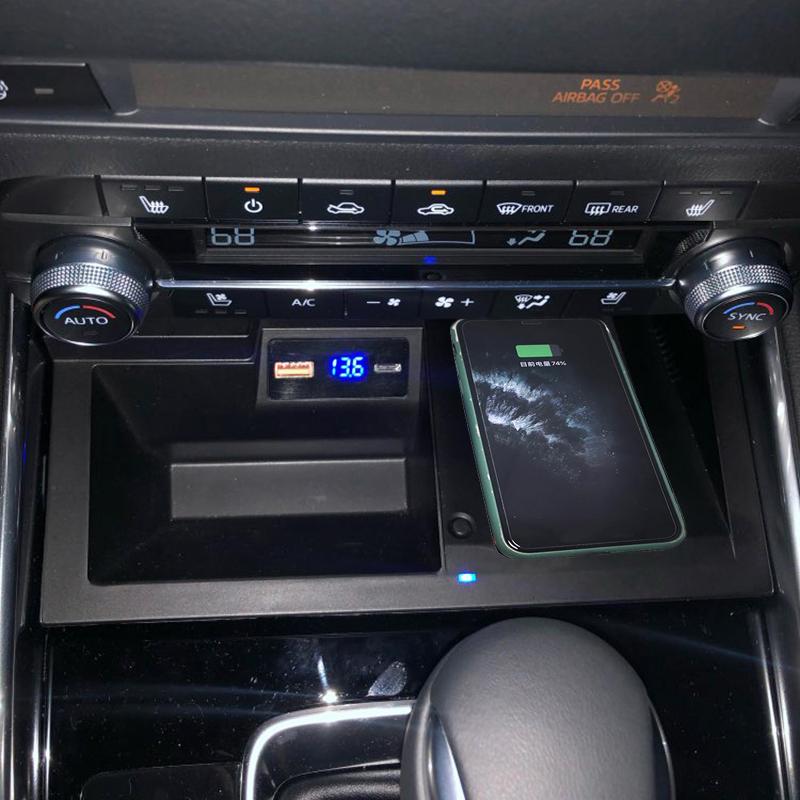 Car wireless charger 15w mobile phone charger fast charger charging holder for Mazda CX-5 CX5 2017 2018