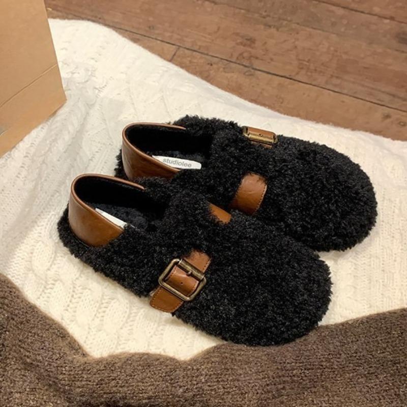 

Anti-slip Shoes, Warm and Thick-soled Shoes for Women in Autumn and Winter 40 чорний