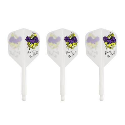 TRiNiDAD CONDOR AXE Rose of the Heart Dart Flights by Natsumi Iwata (Small, White) (Player Model)