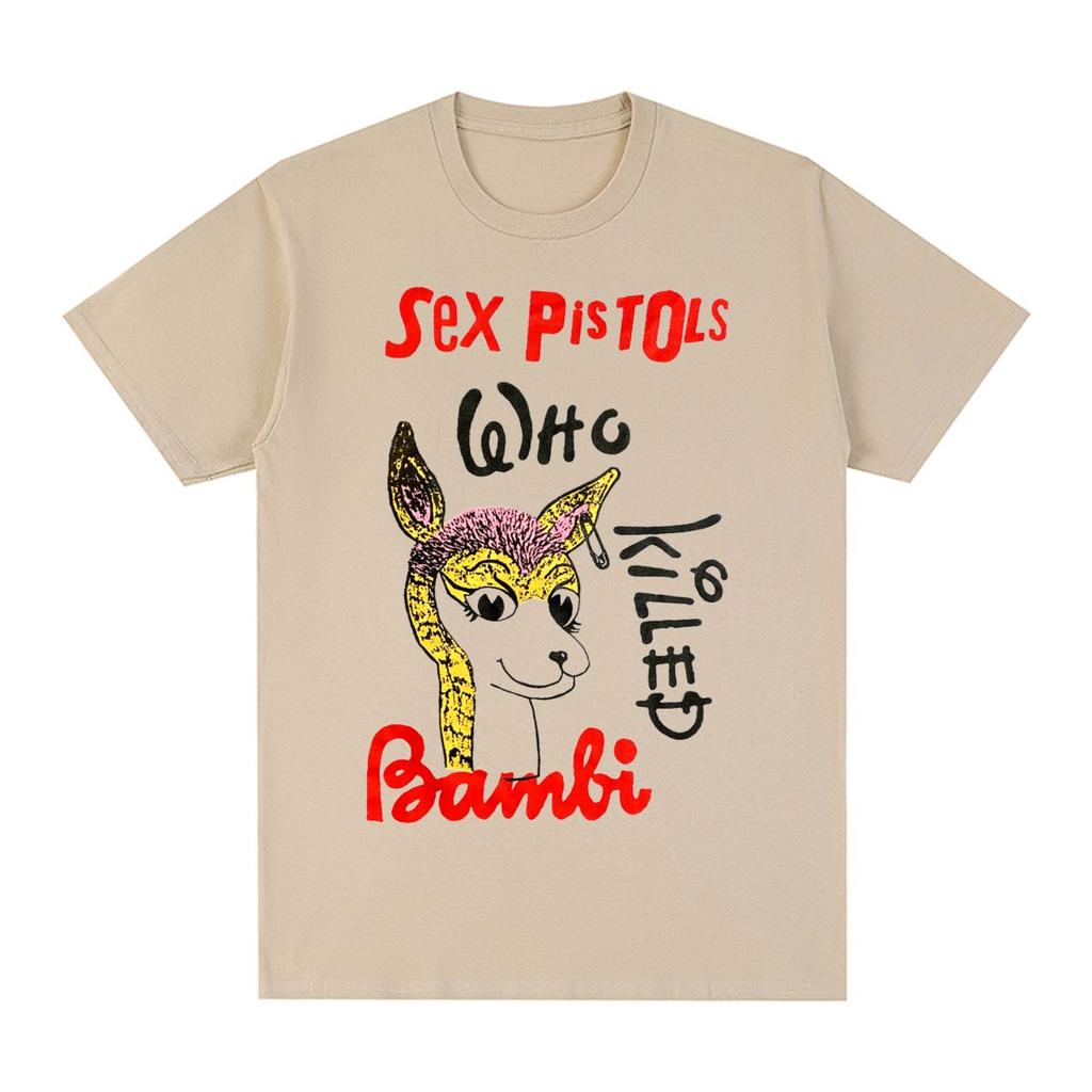 Sex Pistols Vintage T-shirt Fashion Print Punk Rock Cotton Men T shirt New Tee Tshirt Womens Tops