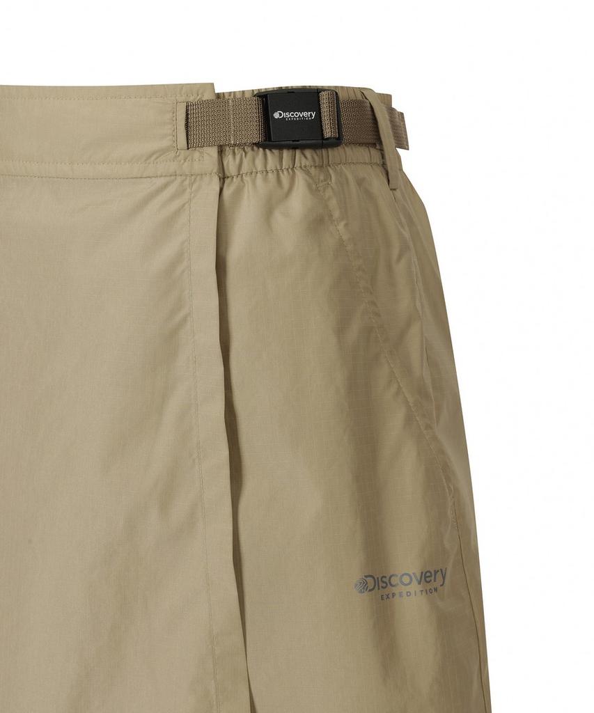 DISCOVERY EXPEDITION Women'S Lightweight Woven Training Crotch Pants Skirt (N/Beige)