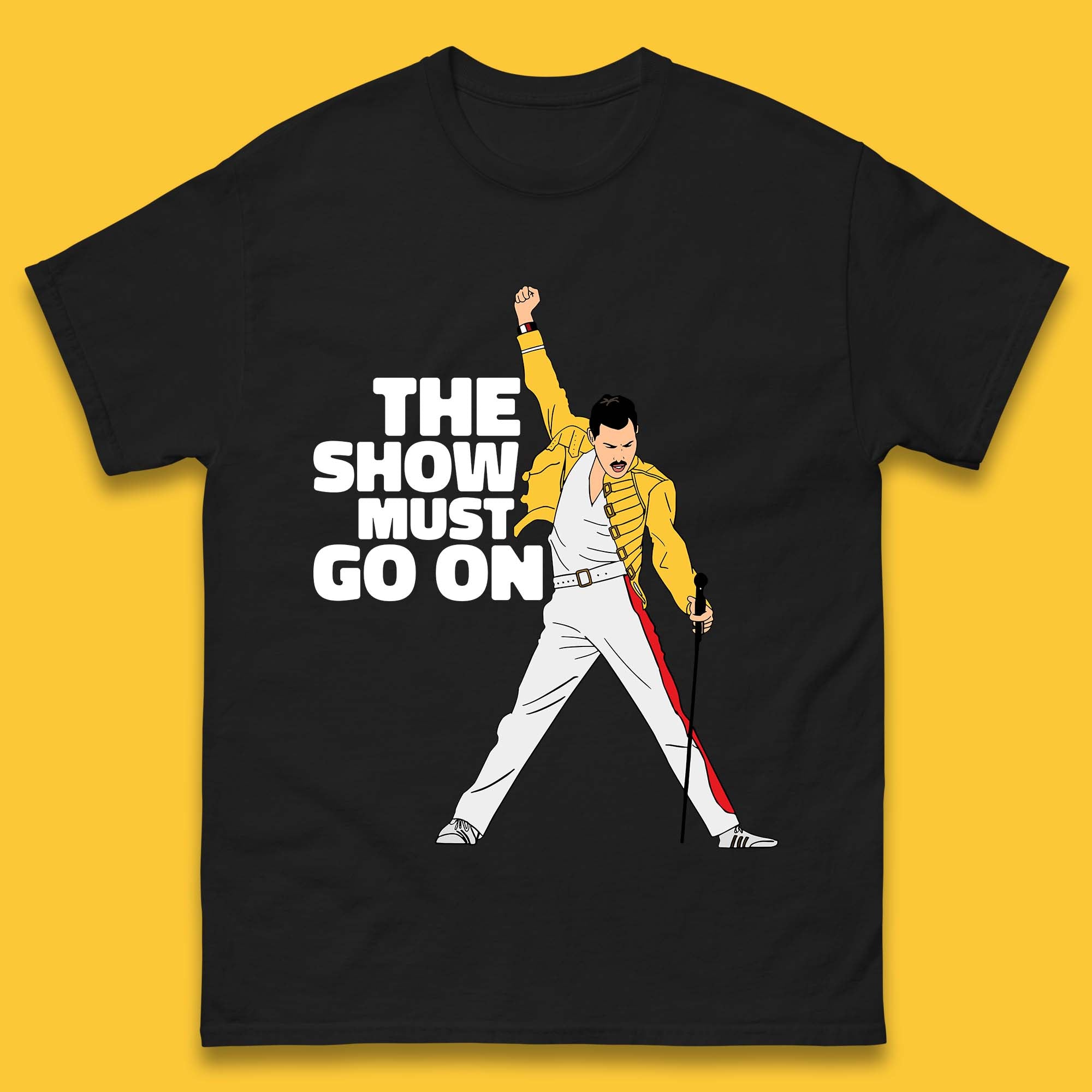 The Show Must Go On Unisex T-Shirt Womens Tops Tees M