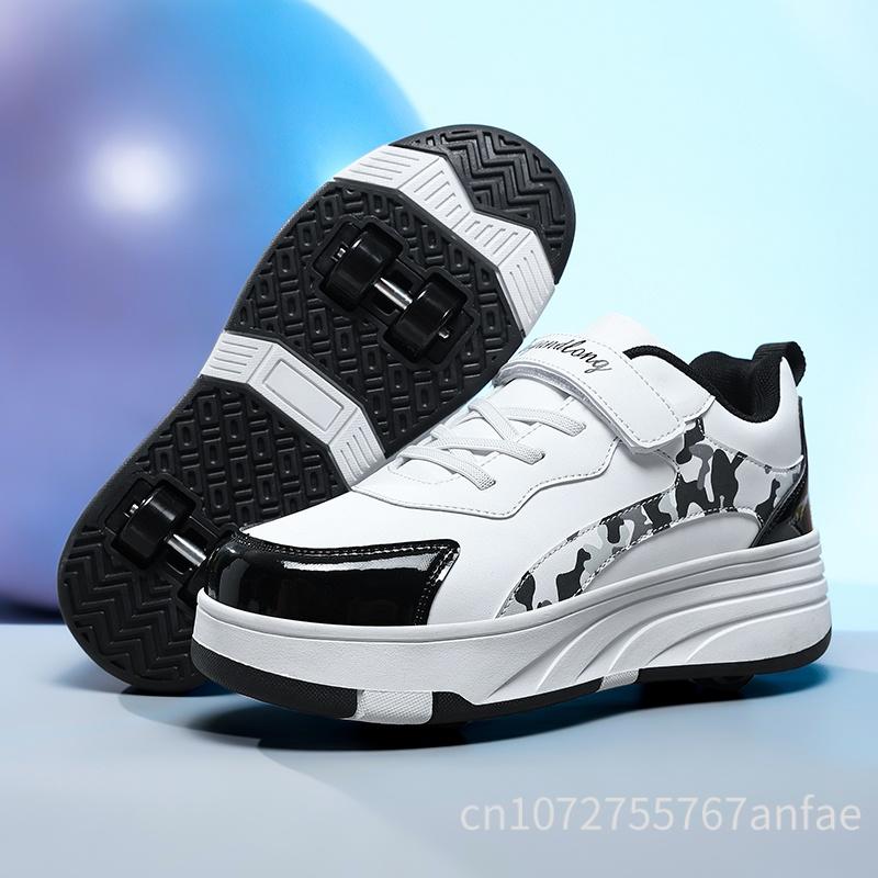 Dětské skateboardové boty Chůze Jízda na kole Dvojí použití Pohodlné Odolné proti opotřebení Venkovní Kolečkové brusle Tenisky Dívčí Ležérní Sho