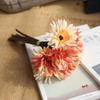 7Pcs/Bundle Artificial Flowers Gerbera Flower Bouquet Holding Flowers Fake Flowers for Home Decoration Wedding Party