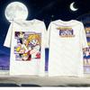 Pretty Soldier Sailor Moon Water Ice Moon Americanstyle Loosefitting Top Cartoon Anime Tshirt for Unisexs Shirts Women Tshirts