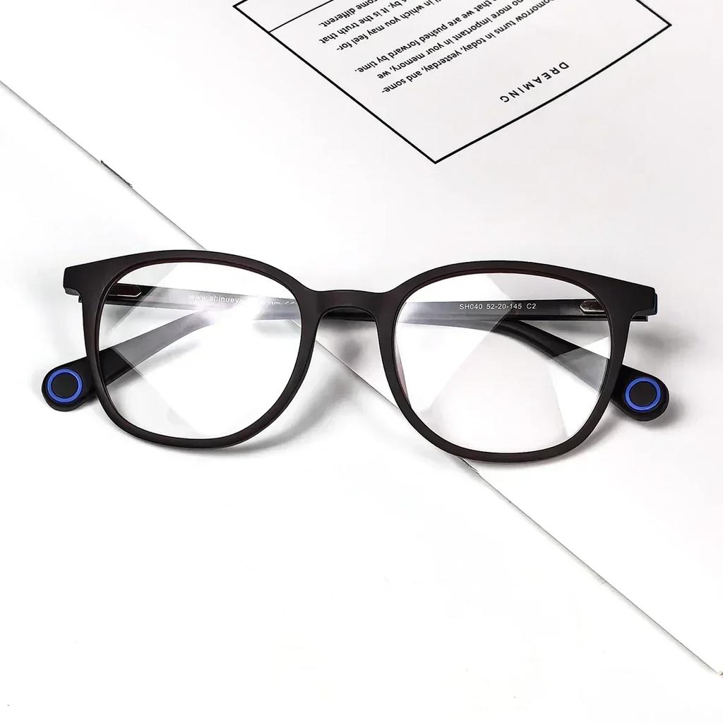 SHINU Myopia Glasses for Women TR90 Frame Blue Light Blocking Resin Lenses Far Sighted Grade Eyewear